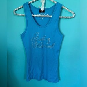 EUC Victoria’s Secret Sexy Little Things Bling    “Just Married” Tank Top